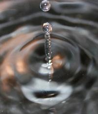 Picture of a water drop