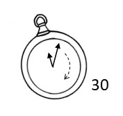 30 minute pocket watch